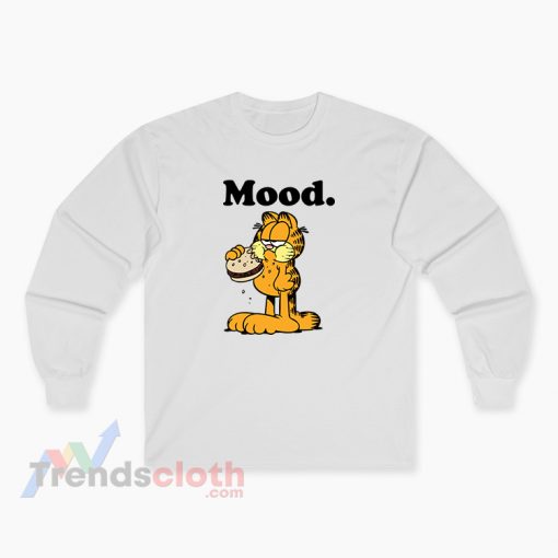 Garfield Mood Eating Long Sleeve T-Shirt