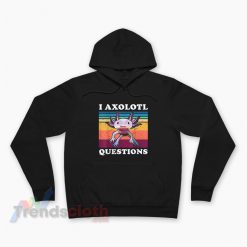 Vintage Retro I Axolotl Questions Hoodie