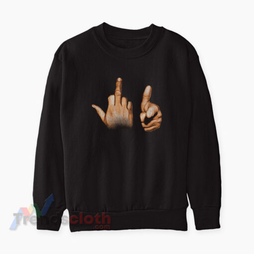 Asap Rocky’s Hands Symbol Fuck You Sweatshirt
