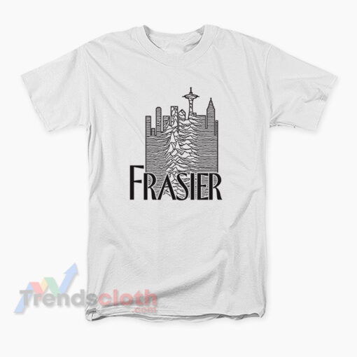 Joy Division Frasier Unknown Pleasures Parody T-Shirt