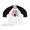 Stranger Things 4 The Hellfire Club Unisex 3\4 Sleeve Baseball T-Shirt