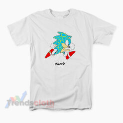 Sonic The Hedgehog Japanese Style T-Shirt