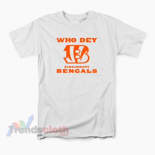 Who Dey Cincinnati Bengals T-Shirt