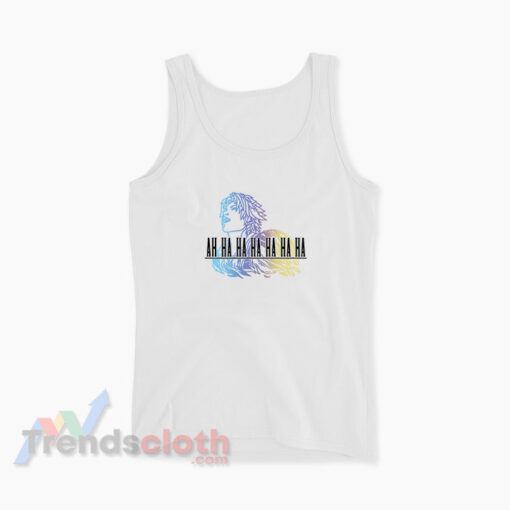 Final Fantasy X Tidus Laugh Ah Ha Ha Ha Tank Top