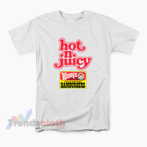 Vintage Wendy's Hot N Juicy Burger T-Shirt