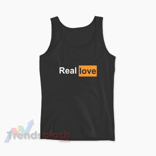 Real Love Pornhub Logo Parody Tank Top