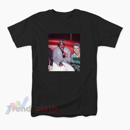 Steve Burns And Tupac Shakur Enjoying A Drink T-Shirt