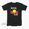 Australian Aboriginal Flag x Black Flag T-Shirt