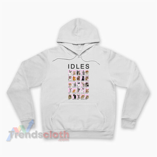 Idles Band Cat Chart Hoodie