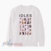 Idles Band Cat Chart Sweatshirt