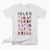 Idles Band Cat Chart T-Shirt