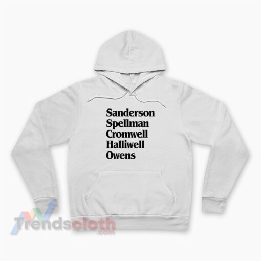 Sanderson Spellman Cromwell Halliwell Owens Hoodie